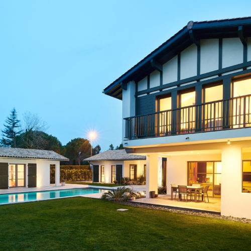 Création d'une villa avec piscine à Arcangues au Pays Basque